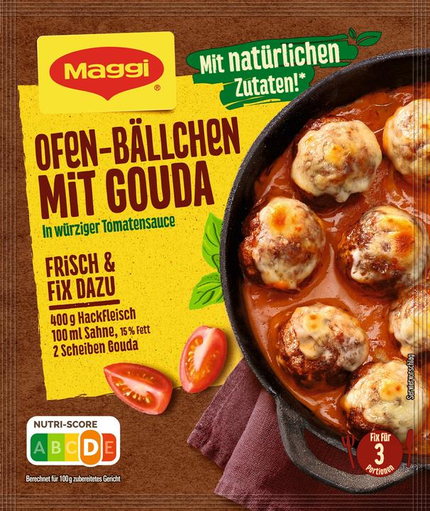 Immagine prodotto Maggi Polpette al forno con Gouda (43 g)