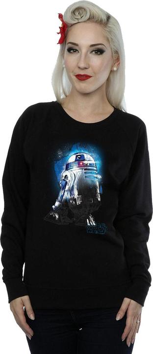 Actual product image Star Wars Womens/Ladies The Last Jedi R2-D2 Brushed Sweatshirt (S)