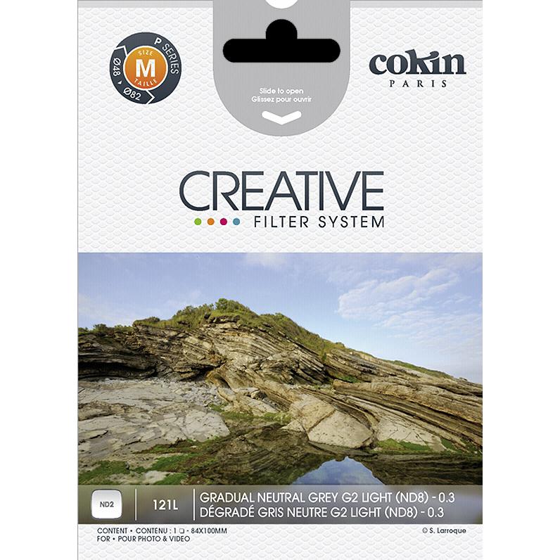 Cokin Filter P121L Verlauf 2 ND 2 (84 mm, ND- / Grauverlauffilter, 82 mm), Objektivfilter, Grau