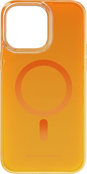 Actual product image iDeal Of Sweden Magsafe Designer Hard-Cover Orange Spritz clear (Apple iPhone 14 Pro Max)