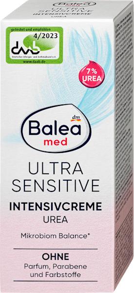 Produktbild dm Balea MED Intensivcreme Urea Ultra Sensitive (50 ml, Tagescreme)
