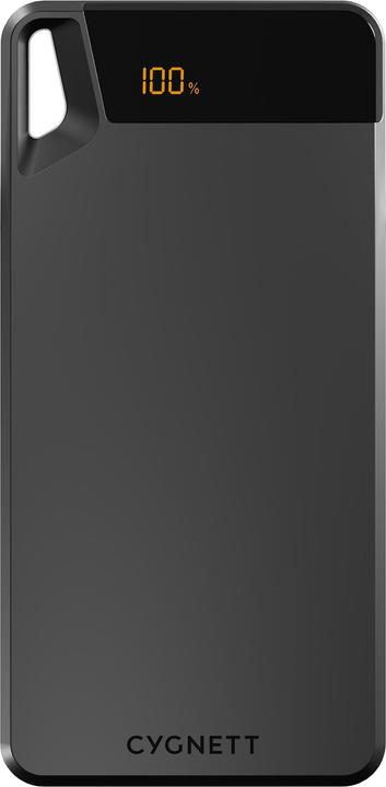 Actual product image Cygnett Boost Power Bank - Schwarz, 10.000 mAh (10000 mAh, 15 W, 37 Wh)
