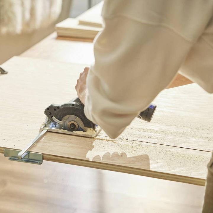 Productafbeelding Dremel Akku-Kreissäge 12V mit Laser CS12V-S1 Akku-Handkreissäge