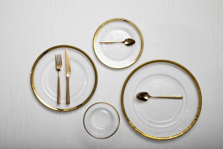 Immagine prodotto Fifty five south Set di posate Avie Glow Gold - 16 pezzi (16 pz., Set di posate)