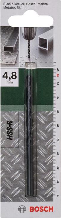 Actual product image Bosch Zubehör Metal drill HSS-R, DIN 338 D= 4.8 mm L= 86 mm (4 mm)