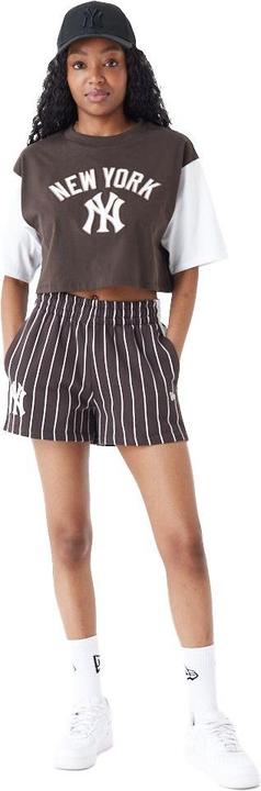 Actual product image New Era Ladies Cropped Raglan Top brown - L (L)