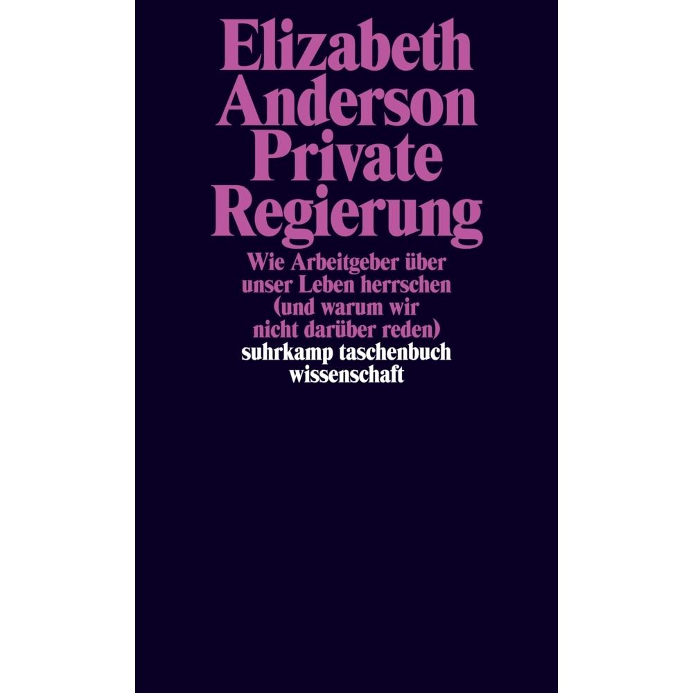 Private Regierung, Fachbücher von Elizabeth Anderson