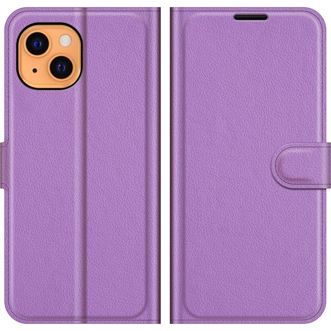 König Design Hülle Handy Schutz für Apple iPhone 13 mini Case Cover Tasche Etuis Violett Neu (Apple iPhone 13 mini), Sma...