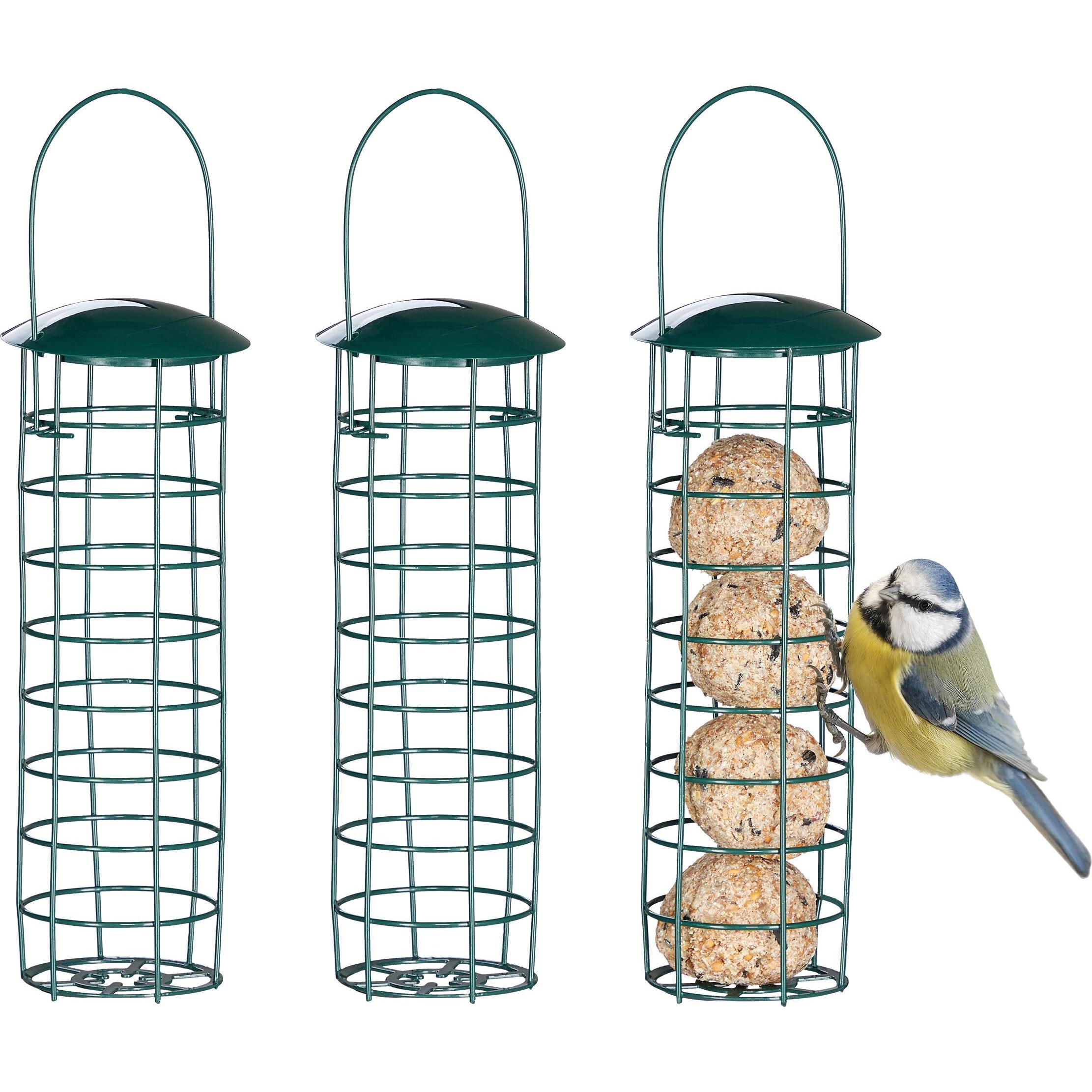 Thumbnail - Relaxdays 3x Meisenknödelhalter, Vogelhaus