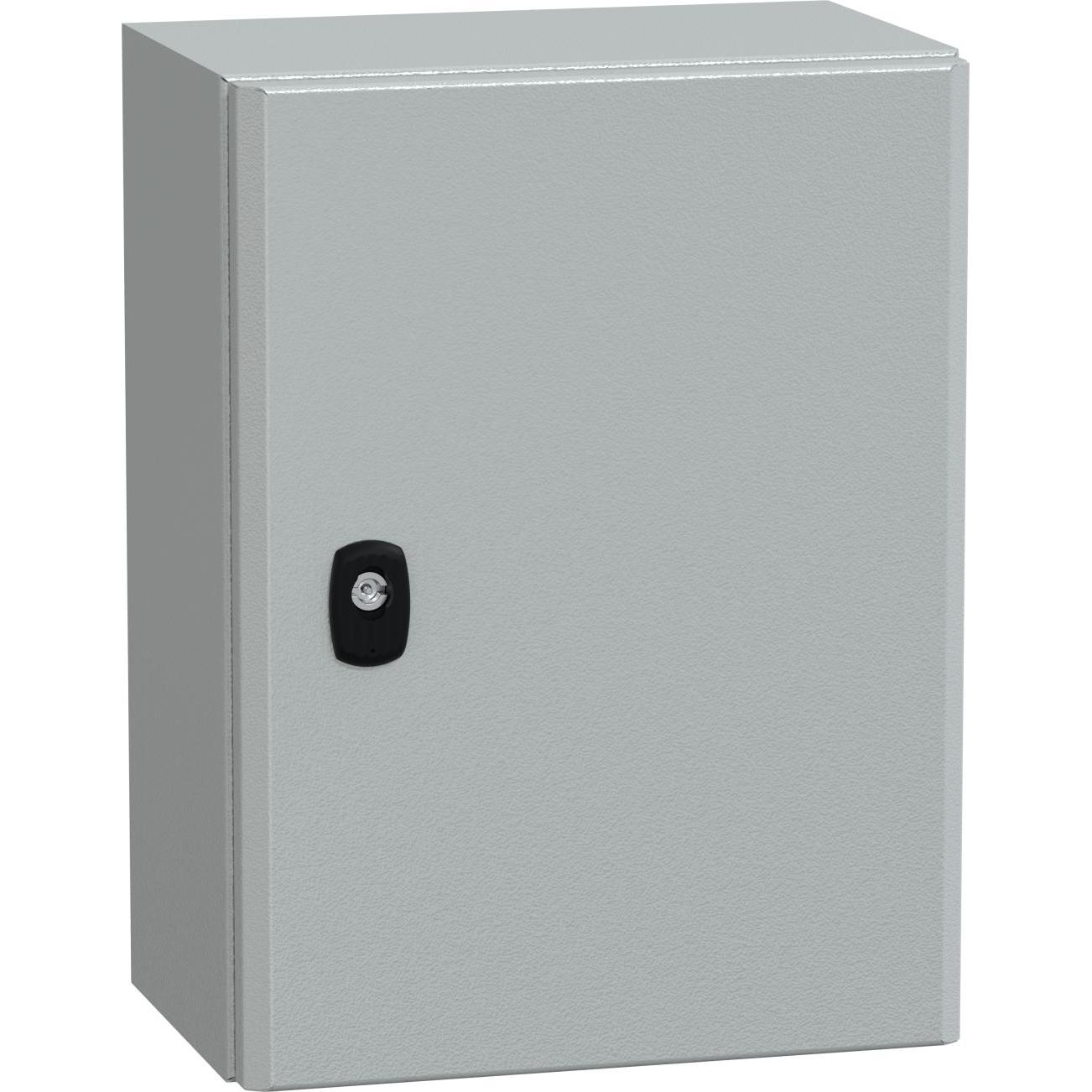 Schneider Electric Wandschrank Volltür, Elektronikzubehör + Gehäuse, Grau