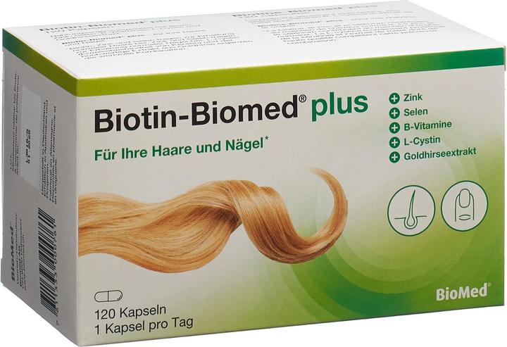 Biomed Biotin Biomed plus (120 Piece, Capsules, 102 g)