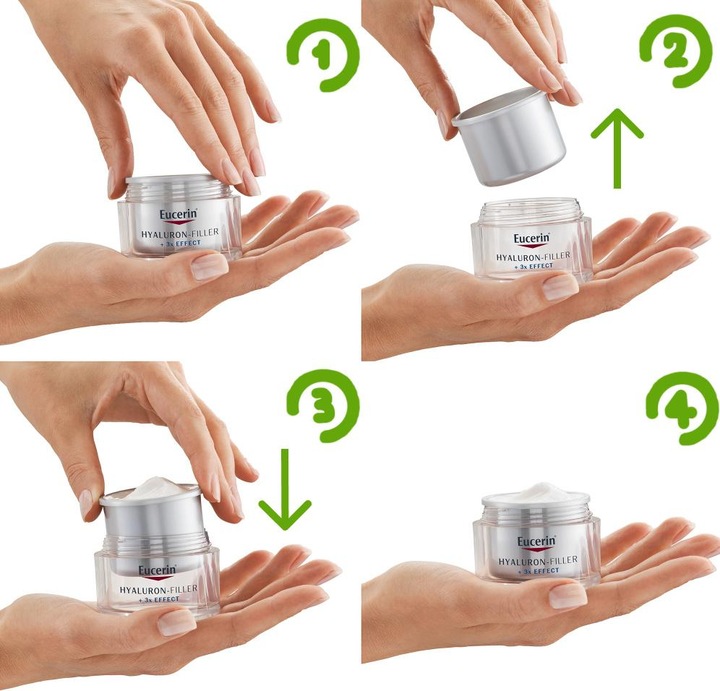 Actual product image Eucerin HYALURON-FILLER + 3x EFFECT night refill capsule (50 ml, Night cream)