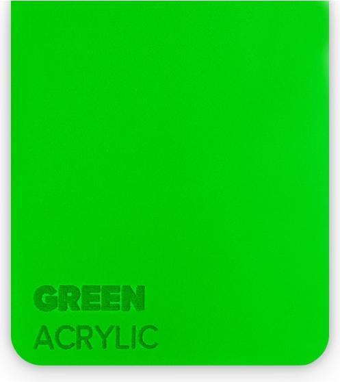 Actual product image flux Acrylic glass plate - Beamo - Green (21 cm, 30 cm)