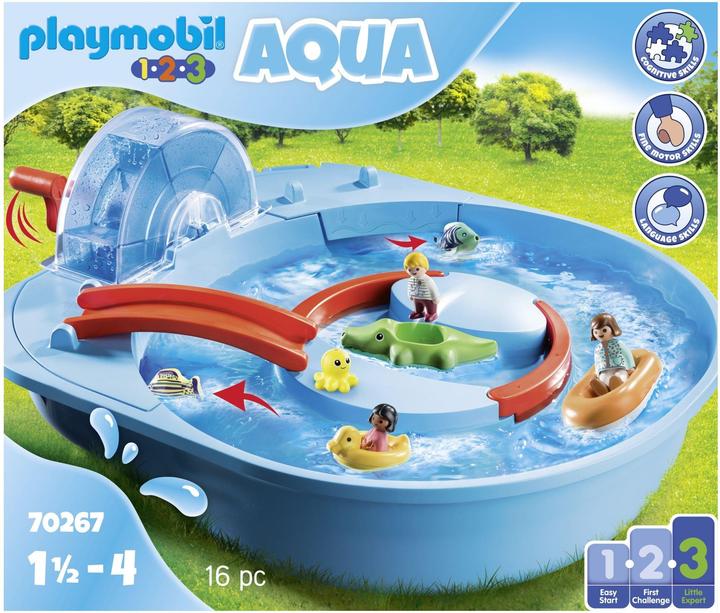 Produktbild Playmobil Fröhliche Wasserbahn (70267, Playmobil 1.2.3)