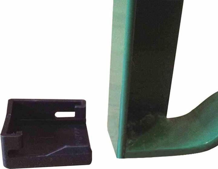 Fleig Set de protections de sol pour les ensembles de chapiteau, set de 12, plastique, noir (12 pcs)