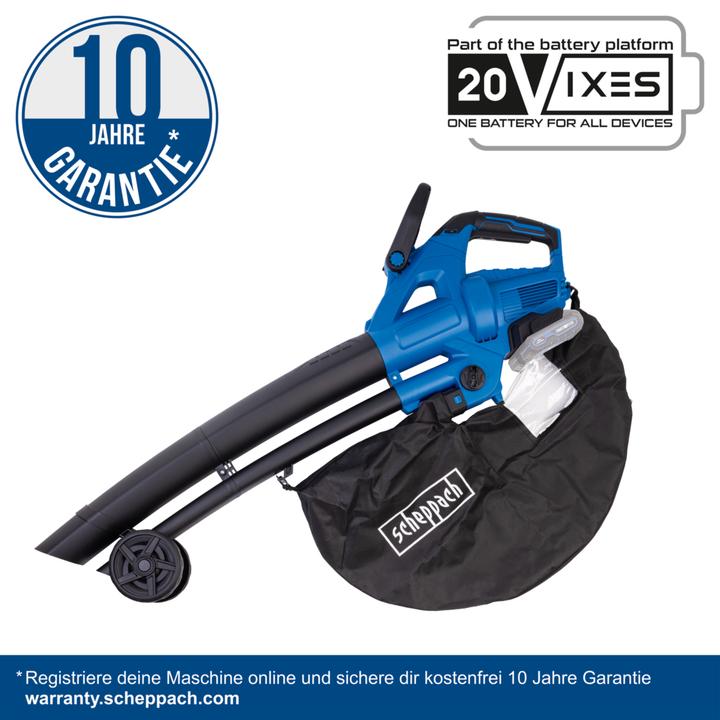 Actual product image Scheppach BC-BLV720-X (Rechargeable battery operated, Leaf blower, Leaf vacuums, Vacuum cleaners & blowers)