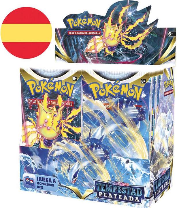 Produktbild Pokémon Spanish Pokemon Sword and Shield Silver Storm About collectible card games (Spanisch, Booster Pack)