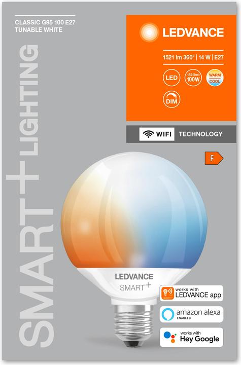 Actual product image Ledvance Smart+ (E27, 14 W, 1521 lm, 1 x, F)