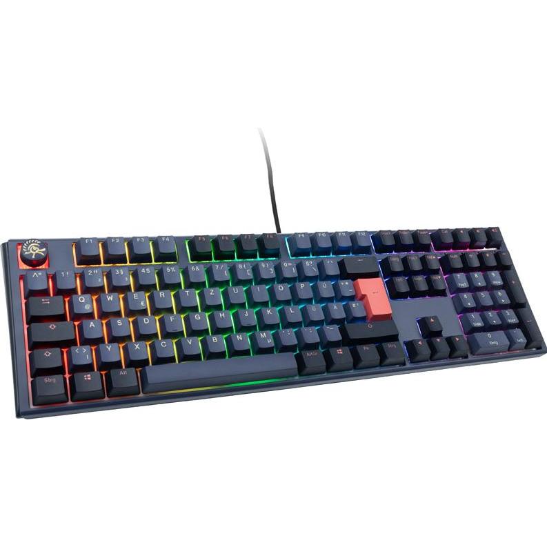 Thumbnail - Ducky One 3 Cosmic Blue Gaming Tastatur, RGB LED - MX-Speed-Silver (DE, Kabelgebunden), Tastatur, Blau