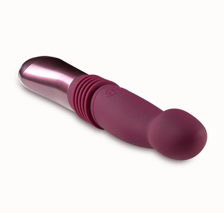 Actual product image Blush Temptasia - Trixie Thrusting Dildo - Wine Red
