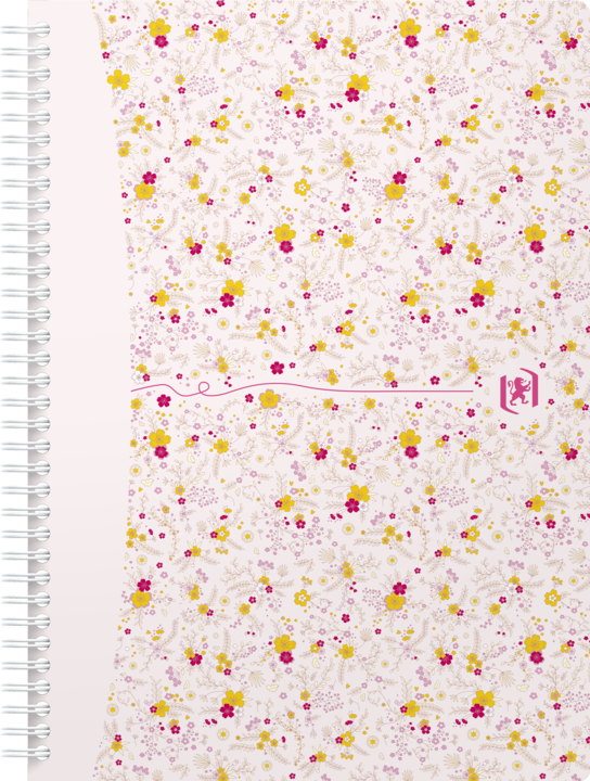Produktbild Oxford FORME FLORAL - Spiralbuch (B5, Kariert, Harter Einband)