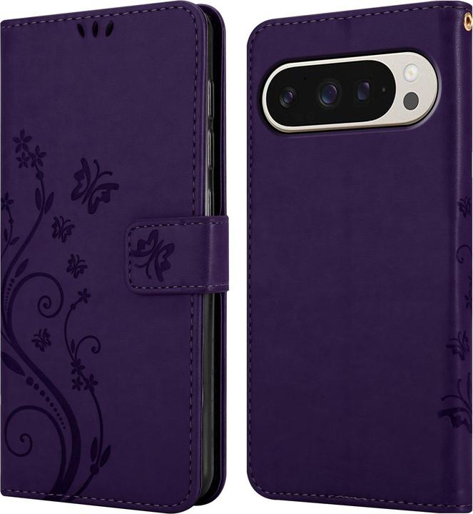 Actual product image Cadorabo Case for Google Pixel 9 PRO Flower Book (Google Pixel 9 Pro)
