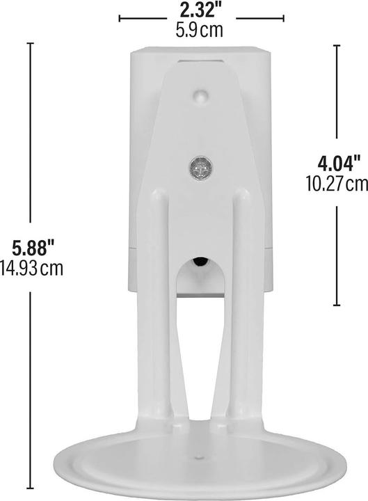 Actual product image Sanus WSWME12-W2 (1 pair, Wall installation, Tiltable, Pivoting)