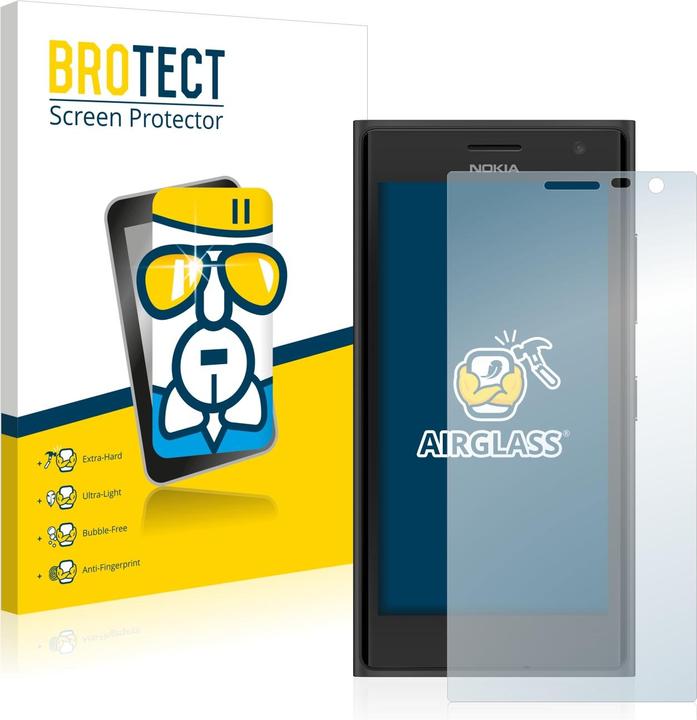 Actual product image BROTECT AirGlass Glass (1 pcs., Nokia Lumia 735)