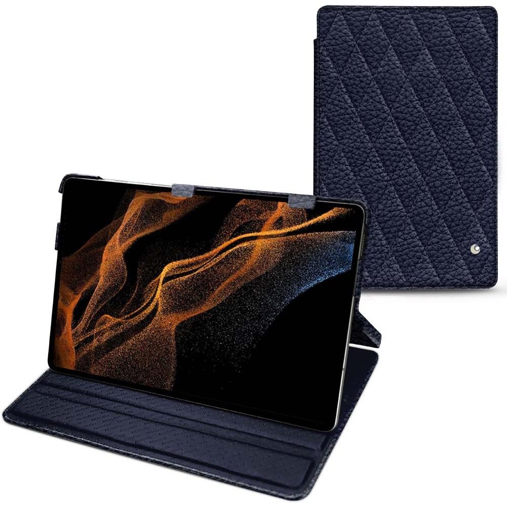 Noreve Lederschutzhülle horizontal (Galaxy Tab S8+), Tablet Hülle, Violett