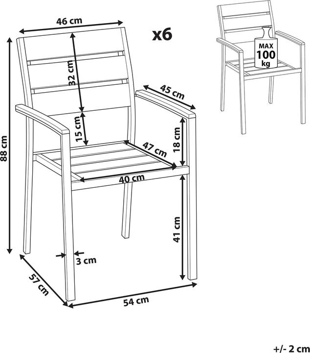 Actual product image Beliani Vernio