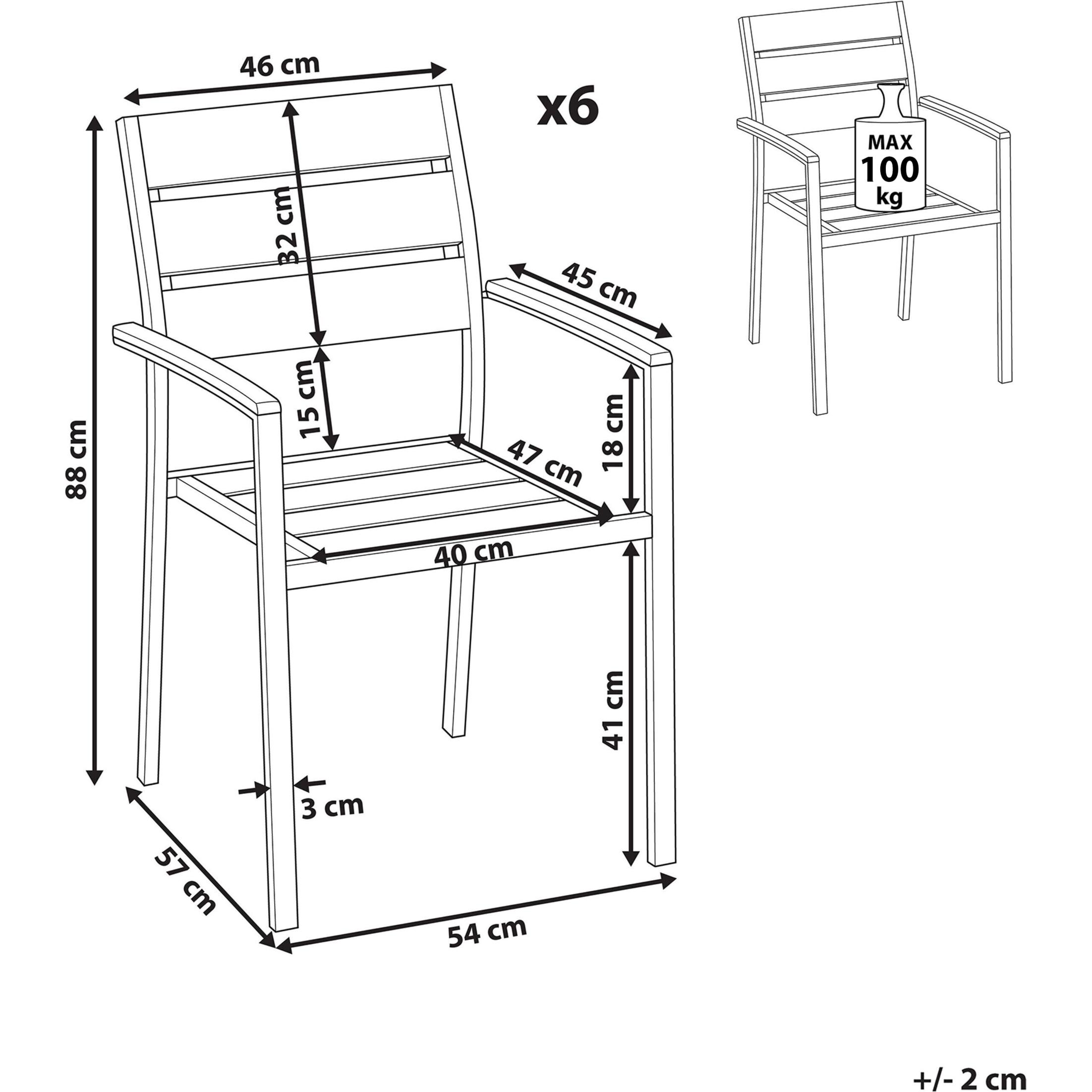 Thumbnail - Beliani, Gartenstühle, Vernio