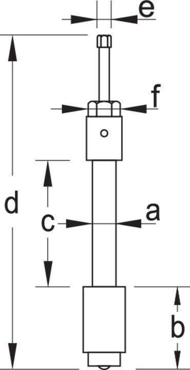 Image du produit Gedore 1.06/HSP3 Broche de pression hydraulique à graisse 1", 15 t