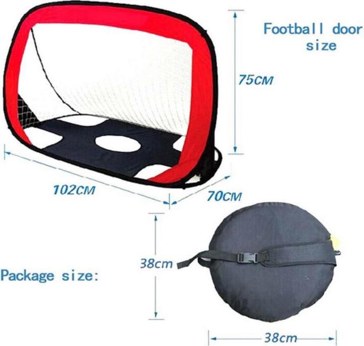 Produktbild Cover-Discount Fussballtor Pop-up Goal Faltbar mit Torwand