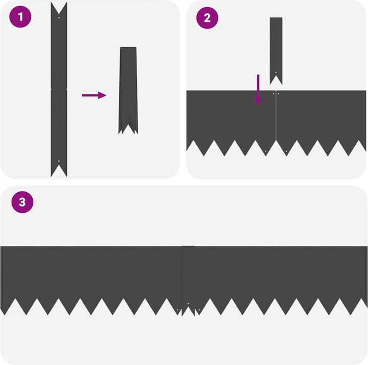 Produktbild vidaXL Gartenumrandung (100 cm)