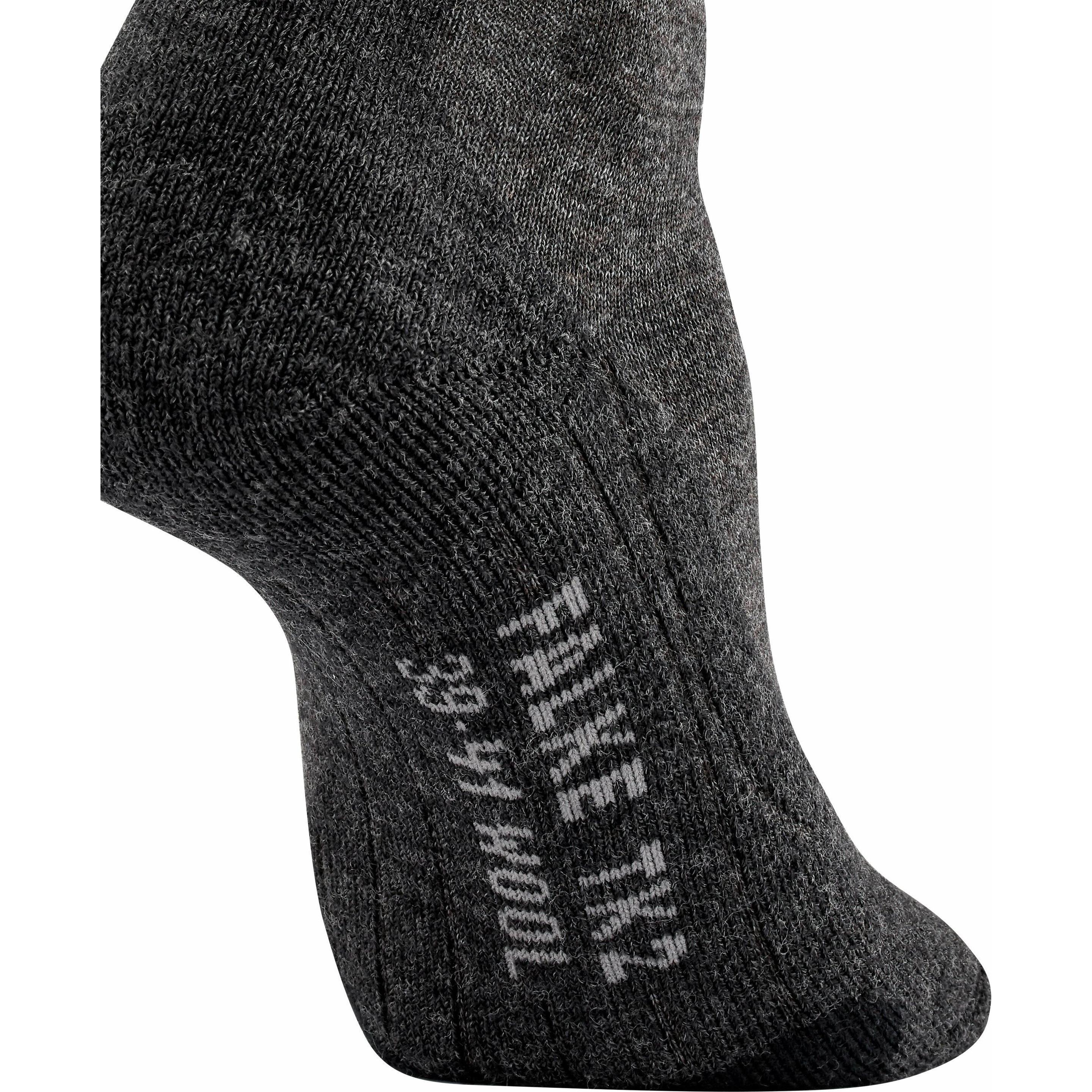 Falke, Herren, Sportsocken, TK2 Wool (39 - 41), Grau, Schwarz