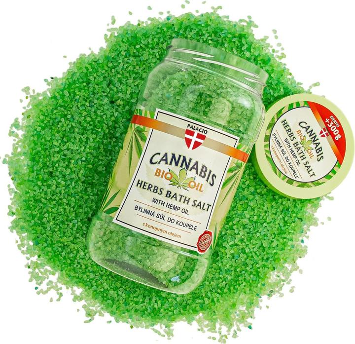 Produktbild Palacio Hanf-Badesalz, 1200 g (Badesalz, 1300 g)