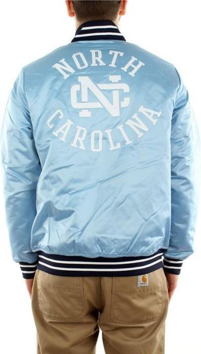 Image du produit Mitchell & Ness M&N Heavyweight Satin Varsity Veste - North Carolina (S)