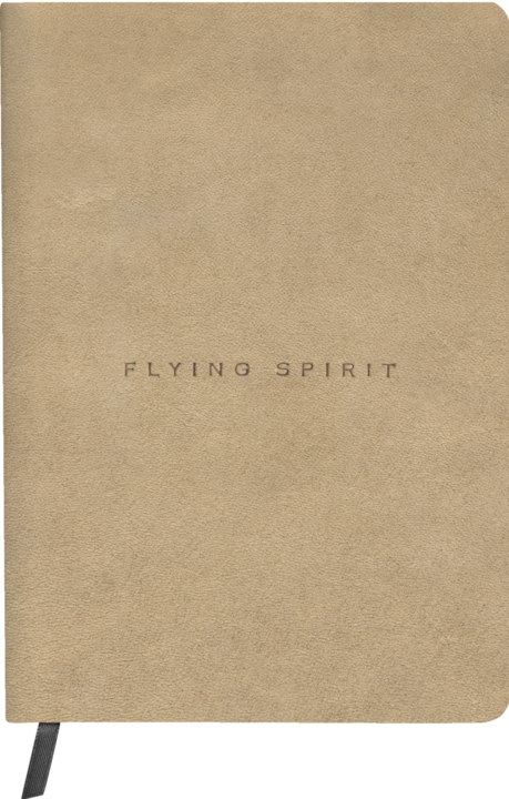 Actual product image Clairefontaine Flying Spirit Emergency Seat Block (A5, Hardcover)