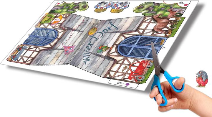 Produktbild Völtzke:Unser Dorf Bastelbogen