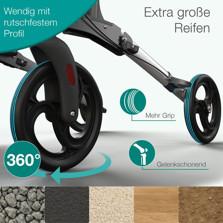Immagine prodotto Aktivshop Leichtgewichtrollator »Move«, Silber