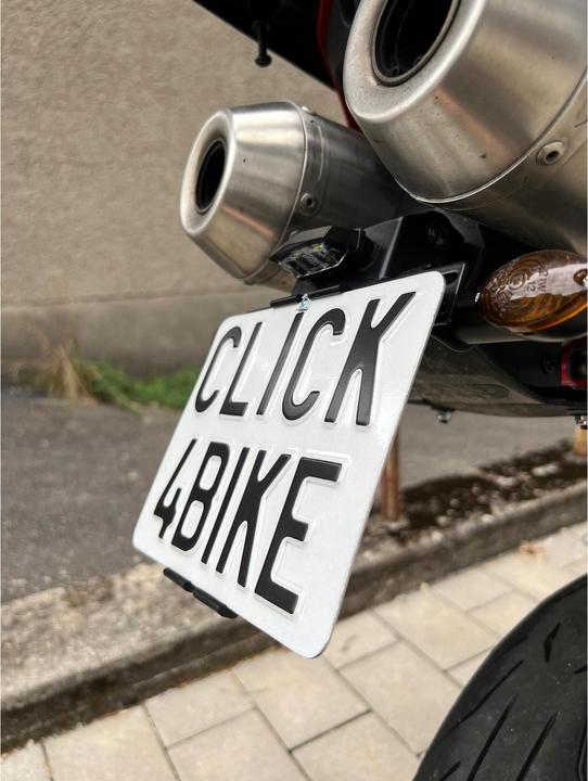 Actual product image 21cars Click licence plate holder (Front + rear, Universal)