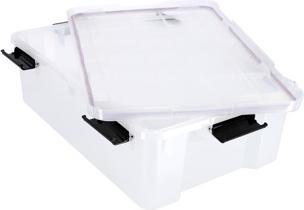 Produktbild Iris Water Proof Aufbewahrungsbox 30,0 l transparent, schwarz 29,0 x 39,0 x 19,1 cm (30 l)