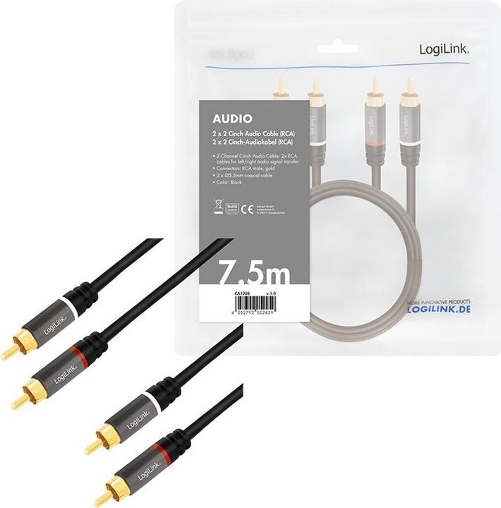Produktbild LogiLink CA Cinch (7.50 m, Cinch)