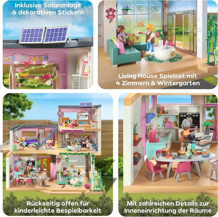 Produktbild Playmobil Wohnhaus mit Wintergarten (71607, Playmobil My Life)