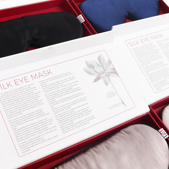Produktbild White Lotus Pure Silk Eye Mask (Schlafmaske)