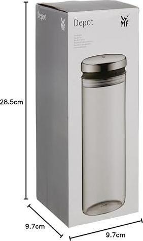 Produktbild WMF Vorratsdose Vorratsglas mit Deckel 28,5cm Depot Bohnen Müsli grosse Öffnung (1.50 l)