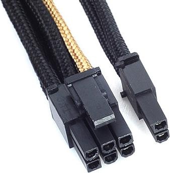 Actual product image Silverstone PCI 8-pin to PCIe 6+2-pin cable