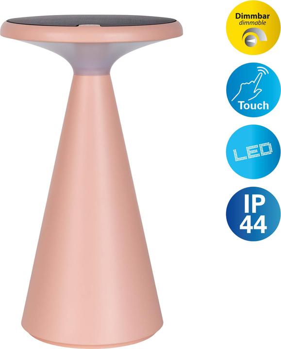 Produktbild Näve Solar-Akku-Tischleuchte PALU (200 lm)