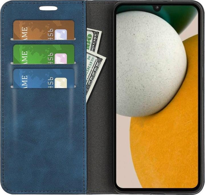 Actual product image Cover-Discount Galaxy A15 - Stand Flip Case Cover blue (Samsung Galaxy A15)