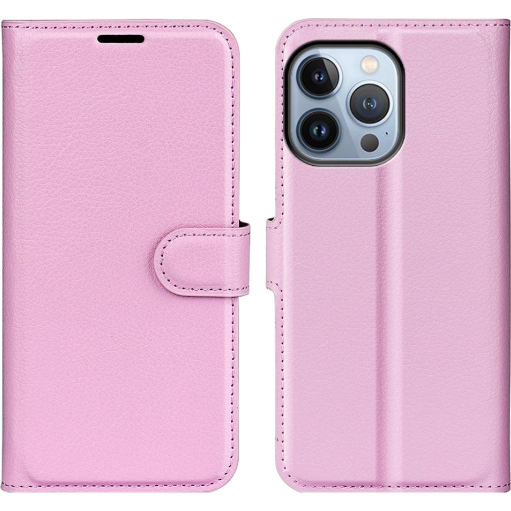 Screenguard Apple iPhone 14 Pro Max Leather Guard Lederhülle (Apple iPhone 14 Pro Max), Smartphone Hülle, Rosa